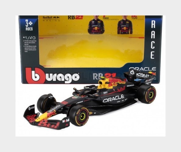 Burago 18-38233-T Red Bull - F1 RB21 Team Oracle Red Bull Racing N 22 Saison 202-image