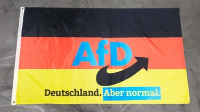 Fahne Flagge AfD - Deutschland aber normal - 90 x 150 cm - Bild 1 von 3