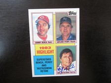 1984 Topps # 6 Carl Yastrzemski Autograph Signed Card Boston Red Sox