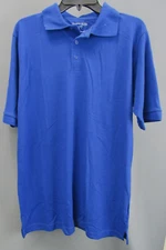 Galaxy by Harvic Uniform Short Sleeve Pique Polo Shirt Size L # 5C 2604 NEW