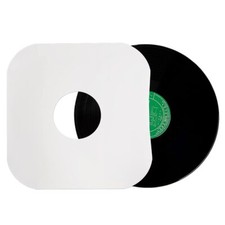 12 Inches Vinyl Record Inner Paper Sleeves - 100g Anti-StaticWhite Kraft Paper