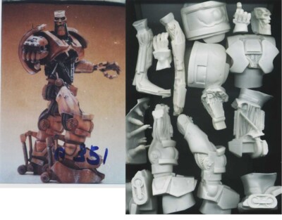 11''ABC Warrior Robot JUDGE DREDD Unbuilt & Unpainted Movies Vinyl Model Kit 1/9