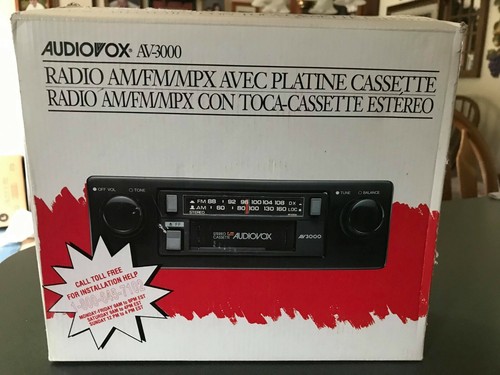 Car Stereo AM FM Radio CASSETTE Player 