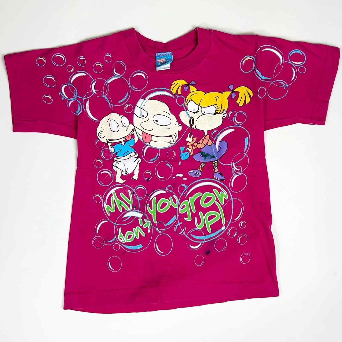 トップス 90s Rugrats Why Don't You Grow Up! VTG Vintage 90s Rugrats Why Don't You Grow Up! tee size M | eBay