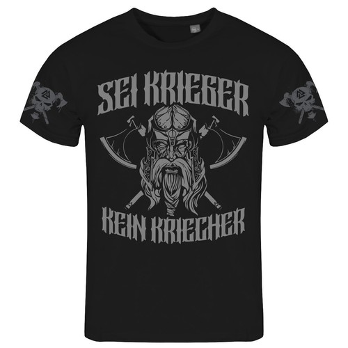 Tallas grandes 3XL - 8XL Camiseta Hombre Norte Sé Guerrero No Guerrero Vikingo - Imagen 2 de 2