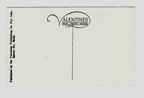 Australia Victoria Gippsland Alps Feathertop Ovens Valley - Valentine RPPC - Picture 2 of 2