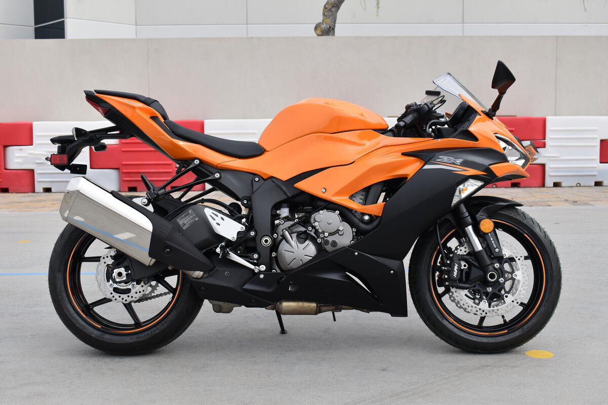 Painted Orange &Black Fairing Fit For Kawasaki Ninja ZX6R Painted Orange &Black Fairing Fit For Kawasaki Ninja ZX6R