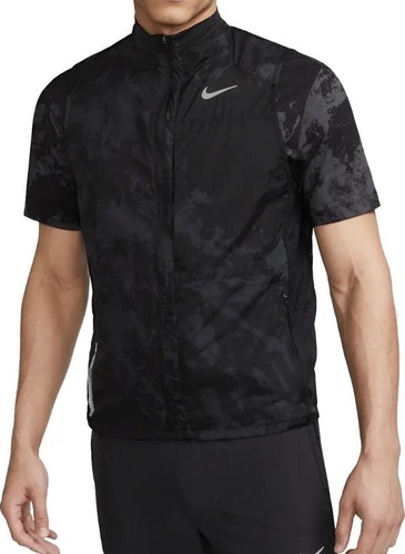 Nike Mens Run Division Running Vest Black Lightweight DX0847-010 Size XXL - NEW - Picture 1 of 5