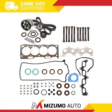 Head Gasket Set Timing Belt Kit Water Pump Fit 95-98 Toyota 1.5 5EFE