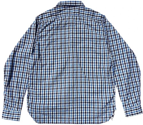 Chemise de travail à carreaux vichy SAMURAI JEANS Indigo sashiko économies SSS25-CS Japon neuve