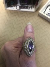 Turkish 925 Amethyst Ring size 9