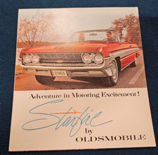 Vintage 1961 Starfire By Oldsmobile Dealer Brochure