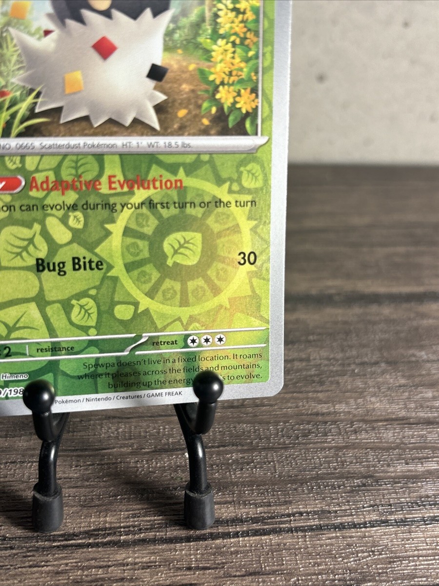 ポケバイバ Pokémon TCG Spewpa Scarlet & Violet Base Set 009/198 Reverse Holo