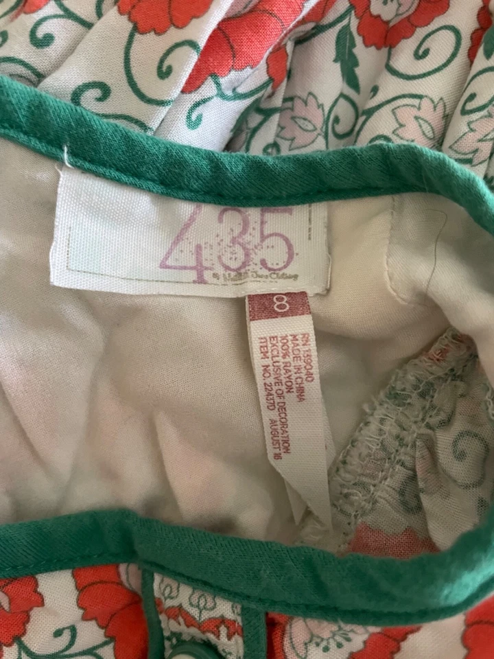 Vestido Matilda 435 Jane Once Upon A Time Spirited Song Verde y Naranja Niña 8 Foto 4 de 4