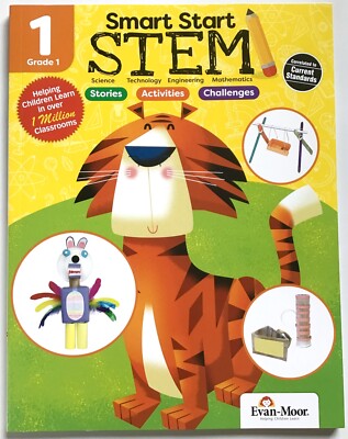 Smart Start STEM Grade 1: Science, Technology, Engineering and Math Challenges