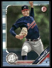 Joey Wentz #BP-57 2019 Bowman Prospects Sky Blue #/499