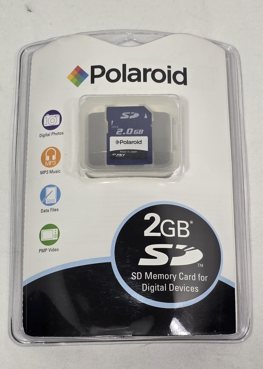 Polaroid PNY GB SD Memory Card Digital Devices NEW SEALED PACKAGE!