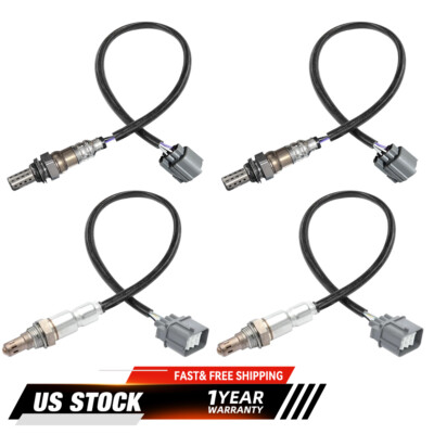 4PCS Upstream & Downstream Oxygen O2 Sensor For 2003-2007 Honda Accord 3.0L V6 