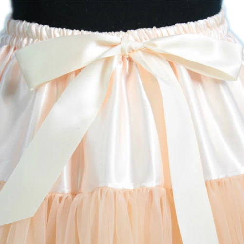 Girls Mini Lolita Tutu Skirt Petticoat Rainbow Crinoline Underskirt Cosplay Wear - Bild 5 von 6