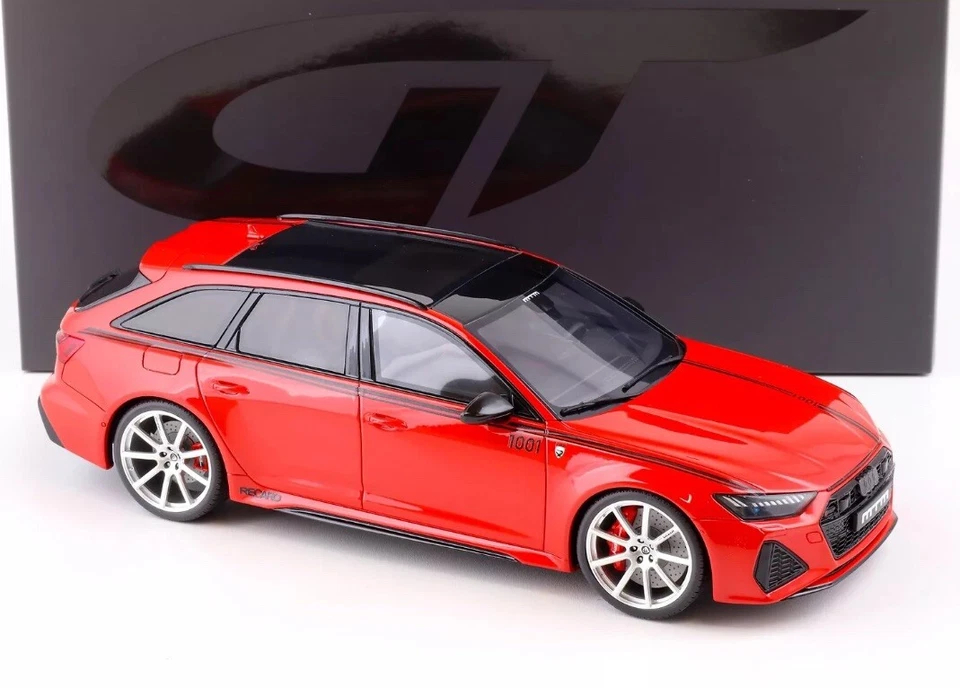 2021 Audi RS6 Avant by MTM “C8" Tango Red GT432 Gt Spirit 1/18 - Image 3 of 4
