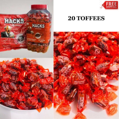 Hacks Toffees Menthol Taste Sweets Relief From Throat Or Cough Mouth Cooling