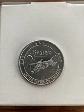 Vintage NASA Skylab Mission Medallion - Flown Metal