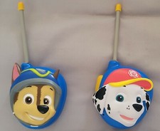 ekids Paw Patrol Chase and Marshall Character 2-way Radios Walkie Talkies