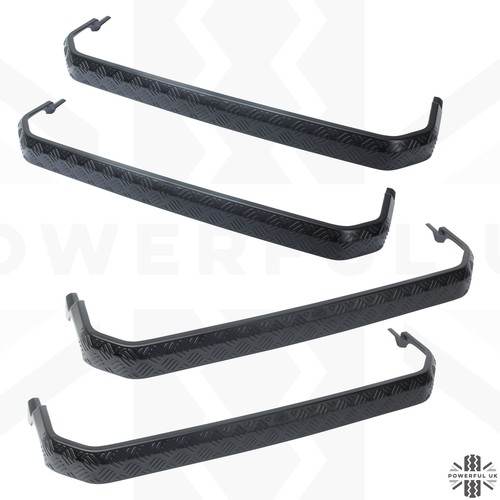4x chequer plate side step covers for Land Rover New Defender L663 110 130 - Picture 7 of 11