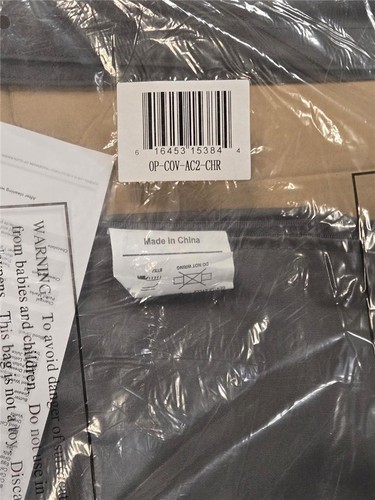 = RST Brand OP-COV-AC2-CHR Modular Armless Cushion Covers Charcoal Gray - Picture 3 of 3