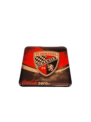 FC Ingolstadt 04 Magnet Schanzer Kühlschrankmagnet Coca Cola Zero