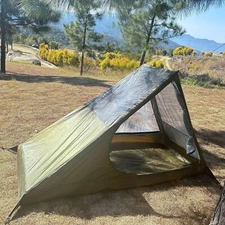 Solo Mesh Tent with 2 Openings – Waterproof Bathtub Floor Inner Tent for Backp