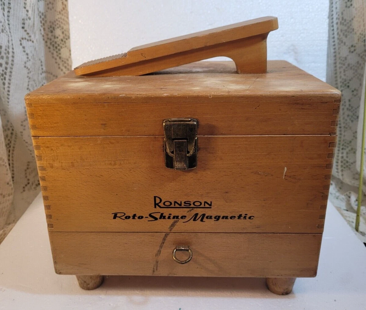 超希少◆Ronson◆1950s英国Shoe shine box シューボックス 超希少◇Ronson◇1950s英国Shoe shine box シューボックス