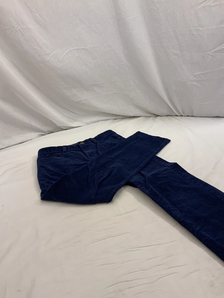 Pantalones Vineyard Vines Juveniles Talla 8 Azul Algodón Elástico Recto YGI P2-129 Foto 4 de 4