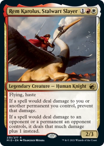 1x Rem Karolus, Stalwart Slayer NM-Mint, English Innistrad: Midnight Hunt MTG Ma