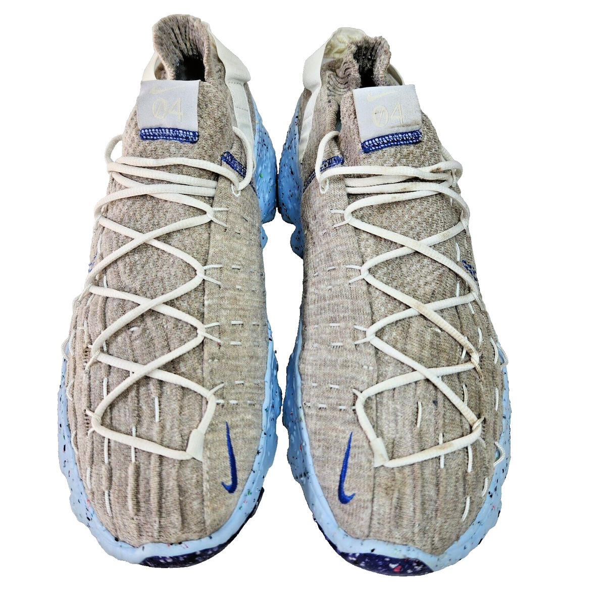 NIKE Space Hippie 04 Sneakers Sz 11.5 Sail Astronomy Blue CZ6398