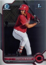 2022 1st Bowman Chrome #BCP-93 Braylin Minier