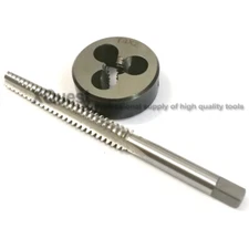 2pcs HSS Trapezoidal thread tap and Die Set TR8x2 T8x3 Left hand screw taps dies