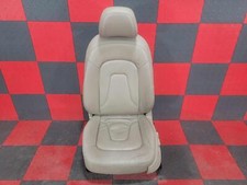 09-13 Audi A4 Oem Front Left Driver 8 Way Power Leather Seat Cardamom Beige Gr