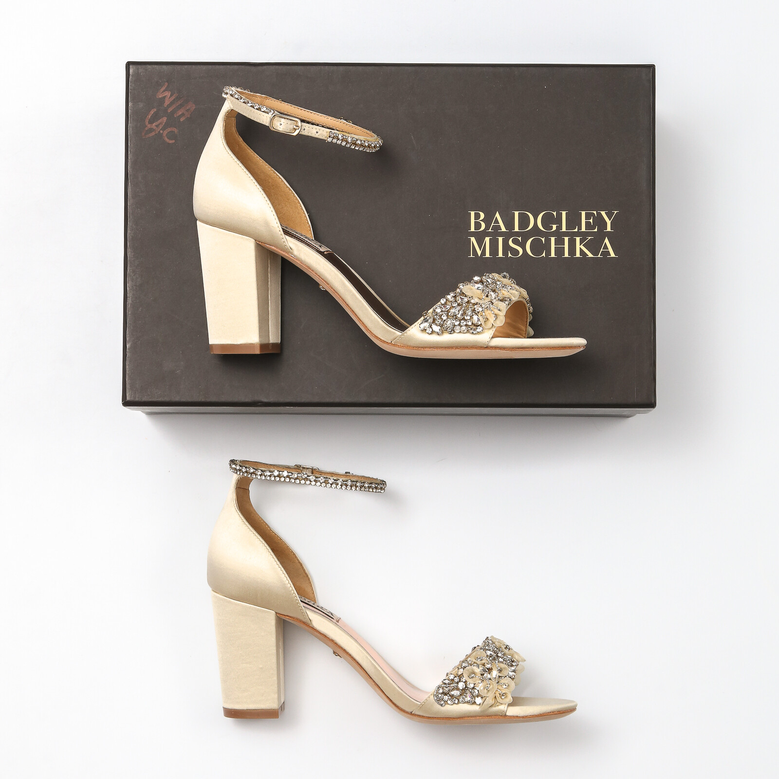 finesse ankle strap evening shoe