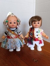 PAREJA  DE  MUÑECOS   /   CON TRAJES REGIONALES   /   DE  A. SORDERA ( ONIL )
