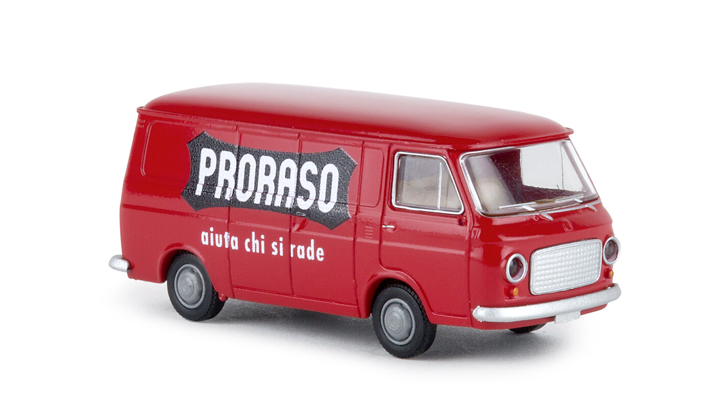 Brekina 34460 - Fiat 238 Van ''Proraso'' Scale H0 1/87
