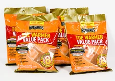 24 pair HotHands 8-hr TOE WARMERS = 48 single Foot Warmer with Adhesive 10/2025