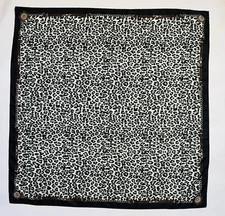 Cejon Leopard Print Ladies Scarf Polyester Satin 35”x 36”
