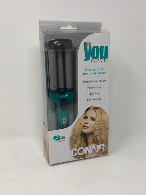 Con Air Conair Model S8R Mini Curling Iron Ceramic Barrel in Package NIB New