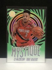 CJ McCollum 2019-20 Panini Illusions Mystique Emerald #12 Blazers