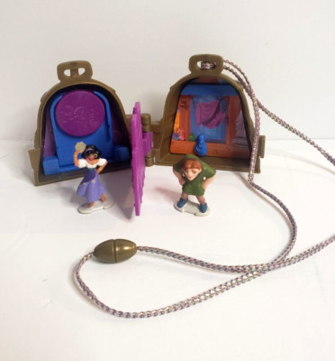Disney Vintage Polly Pocket Hunchback Of Notre Dame Once Upon A Time Locket 90s