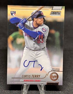 2022 Topps Stadium Club CURTIS TERRY Minnesota Twins RC Rookie ON-CARD AUTO