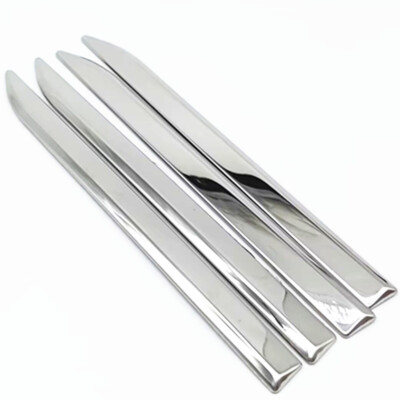 3D Mirror polishing Dagger Emblem Decor For Car Front Side Cover Fender Door 