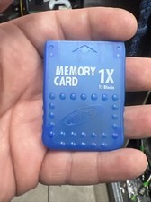 Intec Inc PlayStation 1 PS1 Memory Card 1x 15 Blocks Blue PS-6100-A