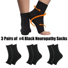 3 Pairs Breathable Ankle Brace Elastic Ankle Support Compression Sleeves Unisex